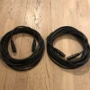 Tradera 2st Mikrofonkablar XLR-XLR 10m^ Studio & Scenutrustning