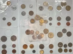 Tradera 9st Myntset från ex; Irland,Spanien,Grekland m.fl^ Övrigt Mynt & Sedlar