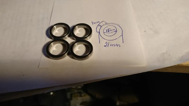 Tradera 4st nya Kullager 15x21x4^ Service & Reparation