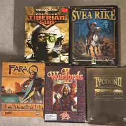 Tradera Datorspel<5st PC-spel i originalkartonger