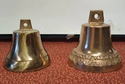 Tradera 2st Skeppsklockor/Bjällror/klockor i Mässing> Tenn & Mässing