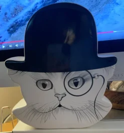 Tradera Sparbössor<Söt sparbössa med en cool katt