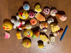 Tradera Söt Squishy Set med 25 st> Fidgets