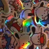 Tradera Klistermärken & Stickers<25st Söt Holografiska Pochacco klistermärken