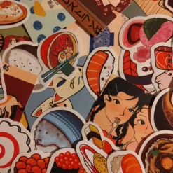 Tradera Klistermärken & Stickers<30st söta japanskinspirerade klistermärken