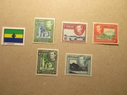 Tradera St Vincent 5 st. (1938) King George^ Sydamerika & Karibien