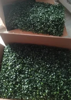 Tradera Konstgjorda Växter<12st 60x40cm häckpaneler i buxbom, konstgjord växtväggdekoration,säkert material