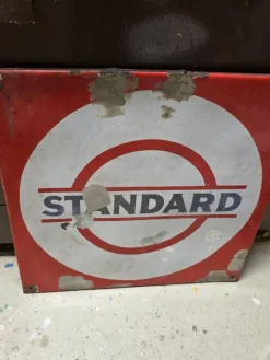 Tradera Standard emaljskylt^ Bensinia