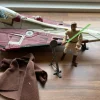 Tradera Star Wars<Star wars Obi-Wan Kenobis Eta-2 Actis-klass fighter med figur