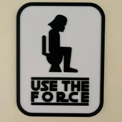 Tradera Skyltar<Star Wars skylt för toalett