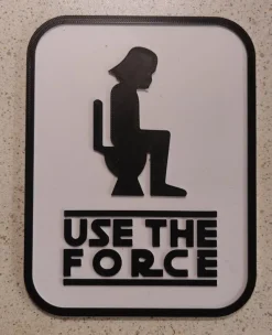 Tradera Skyltar<Star Wars Toalett skylt