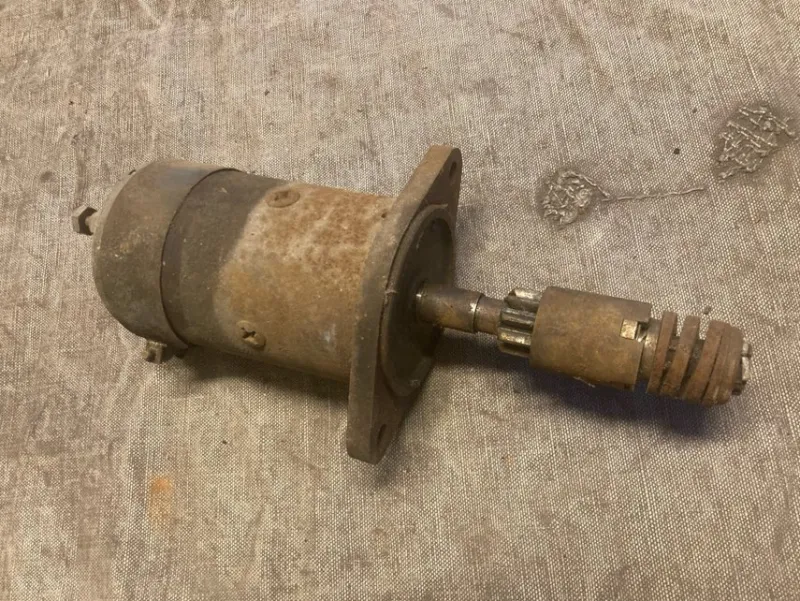 Tradera Startmotor Lucas grålle ferguson traktor^ Jordbruksmaskiner