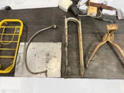 Tradera Cykel<Stöd veterancykel, motorfäste fuchs hjälpmotor m.m