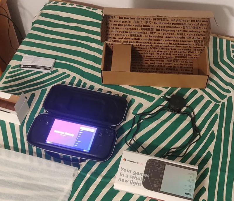 Tradera Steam Deck OLED 512 GB (inklusive 512 GB micro sd kort, totalt ca 1 TB)> Övrigt Datorer & Tillbehör