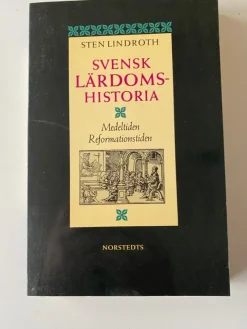 Tradera Sten Lindroth - Svensk lärdomshistoria Medeltiden - Reformationstiden> Filosofisk Litteratur