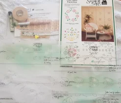 Tradera Stenciler för väggdekoration - Olde Quilt Favorites^ Scrapbooking