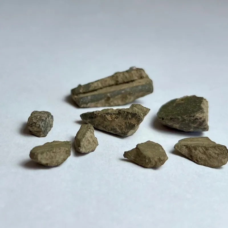 Tradera Stenmeteoriter - Northwest Africa 15523- CM2 - 8 små bitar - 5g> Arkeologi