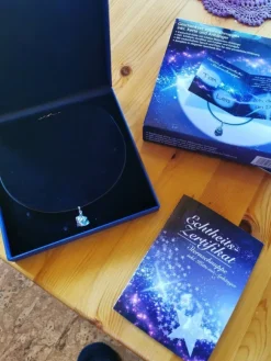 Tradera Halsband<Sternschnuppen-halsband med äkta meteorit