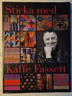 Tradera STICKA MED KAFFE FASSETT / INBUNDEN BOK> Handarbete
