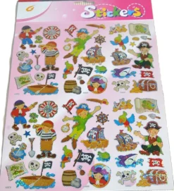 Tradera Stickers med Pirater> Pyssla & Måla