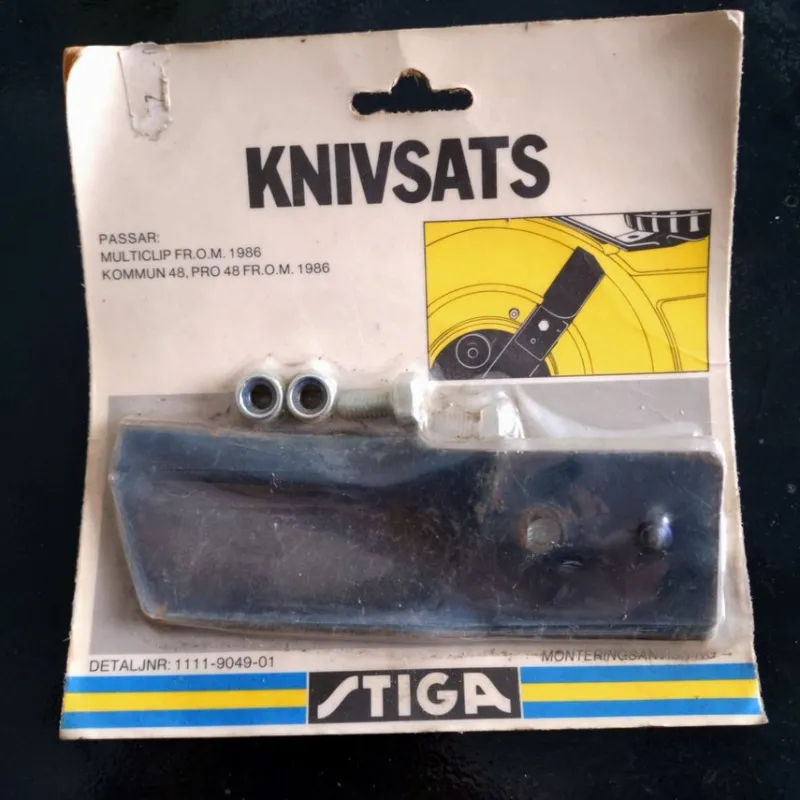 Tradera Trädgårdsmaskiner<Stiga Knivsats 1111-9049-01