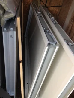 Tradera Ståldörr #1 Robust 10x21 vänster> Brand