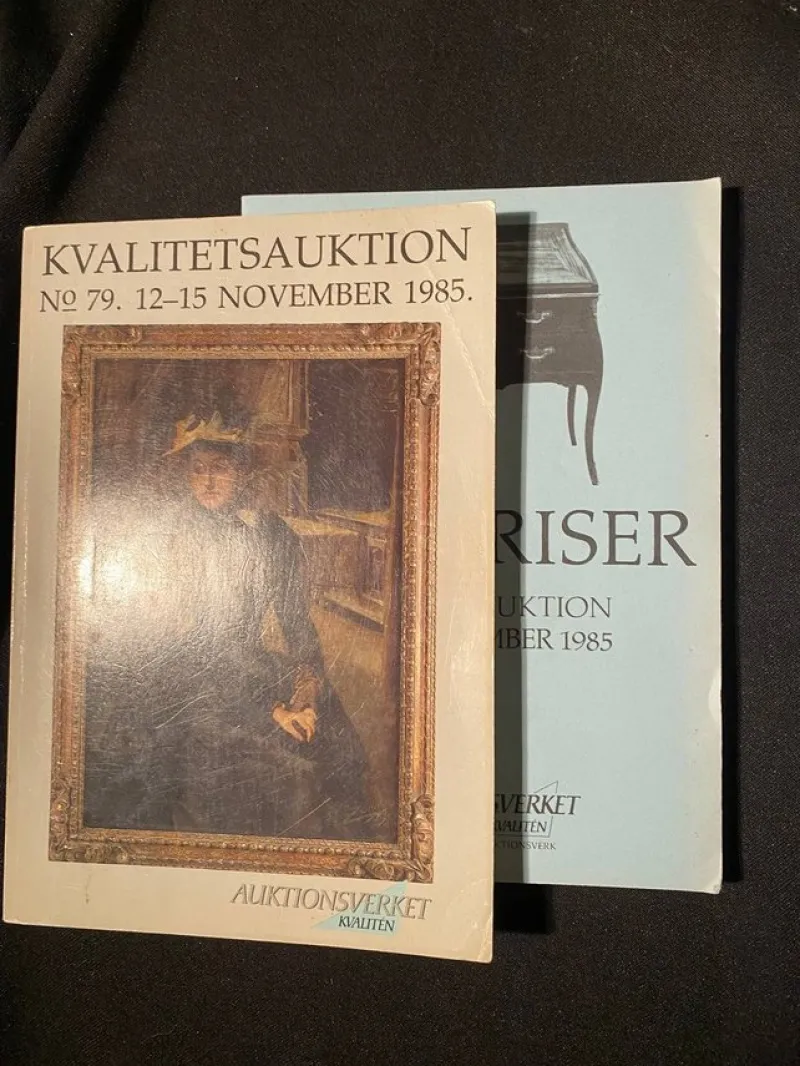 Tradera Priskuranter & Kataloger<Stockholms auktionsverk auktionskatalog