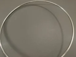 Tradera Affärsverksamhet<Stor Ø40cm Vintage Ring Kromad Stålring för upphängning 80-tal Design Retro