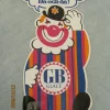 Tradera Reklamprylar<Stor GB-Gubbe Reklamdekal Sticker Dekal Klistermärke GB Glace GB Glass Retro