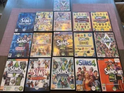 Tradera Datorspel<Stor Sims samling spelpaket - 16 spel!