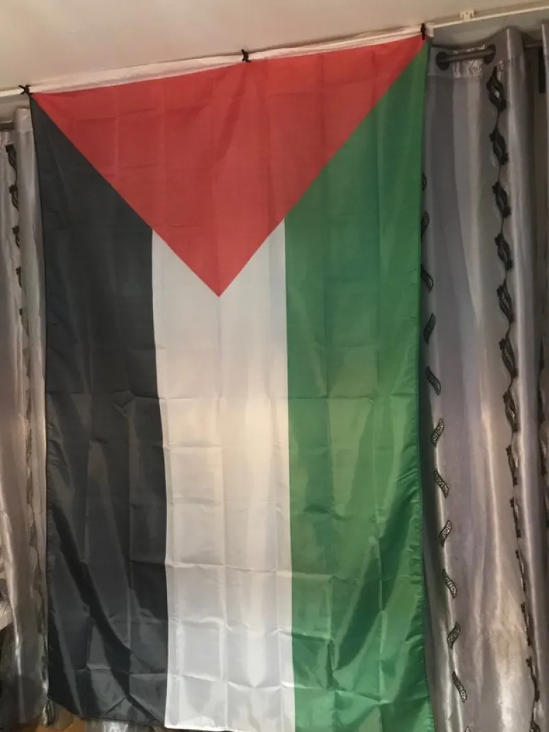 Tradera Stora PALESTINE,Palestina flagga 240x150cm, Palestinsk flagga^ Flaggor