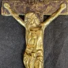 Tradera Stort Krucifix i mässing> Ikoner & Religiösa Föremål