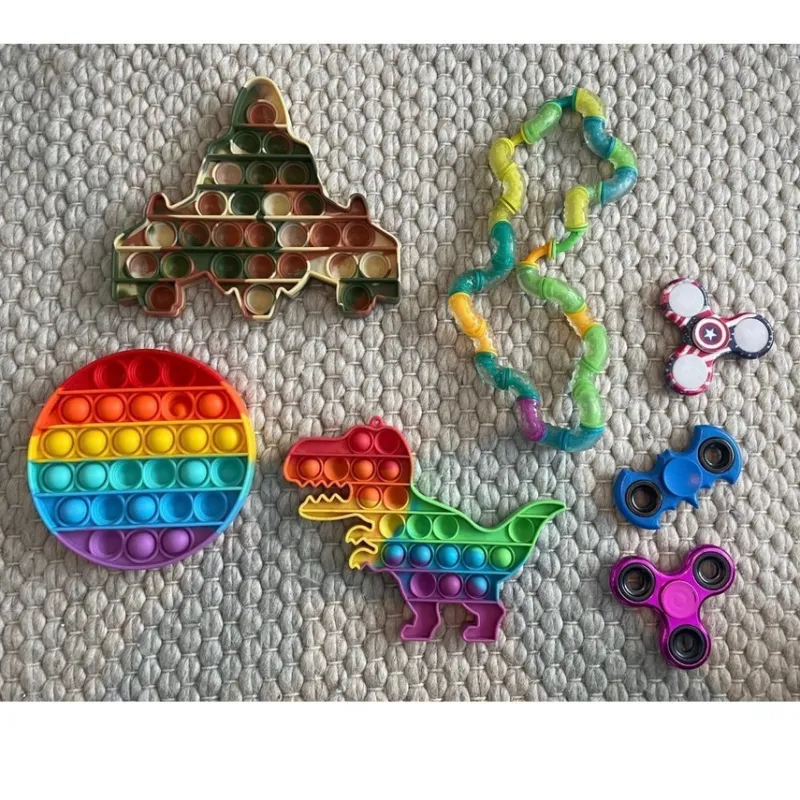 Tradera Stressleksaker terapi Pop It, Fidget Toys & Spinner> Fidgets