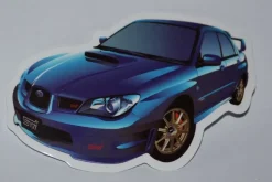 Tradera Subaru STI Bil Front Blå Klistermärke Sticker Logo/Märke 9*5cm Ny^ Övrigt Fordonsrelaterat