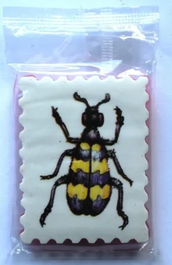 Tradera Suddgummi Gul - svart Skalbagge Collectible Eraser> Pyssla & Måla