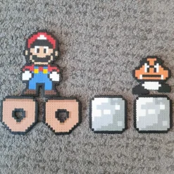 Tradera Super Mario magneter av pärlplatta^ Baby, Barn & Lek