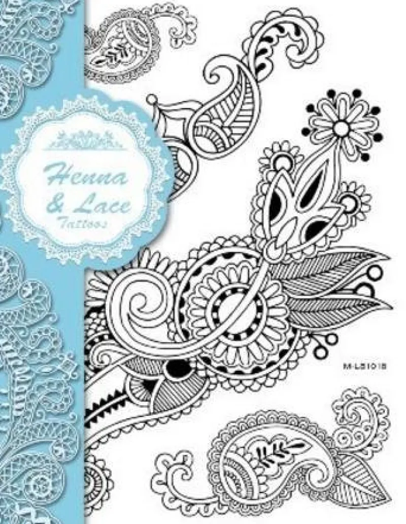 Tradera SVART Engångs Tatuering / BLACK Temporary Tattoo^ Tatuering