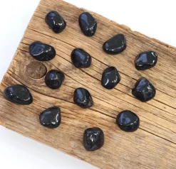 Tradera Ädelstenar<Svart Onyx, trumlade