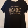Tradera Svart t-shirt, storlek L AC/DC /hårdrock/metal^ Merchandise