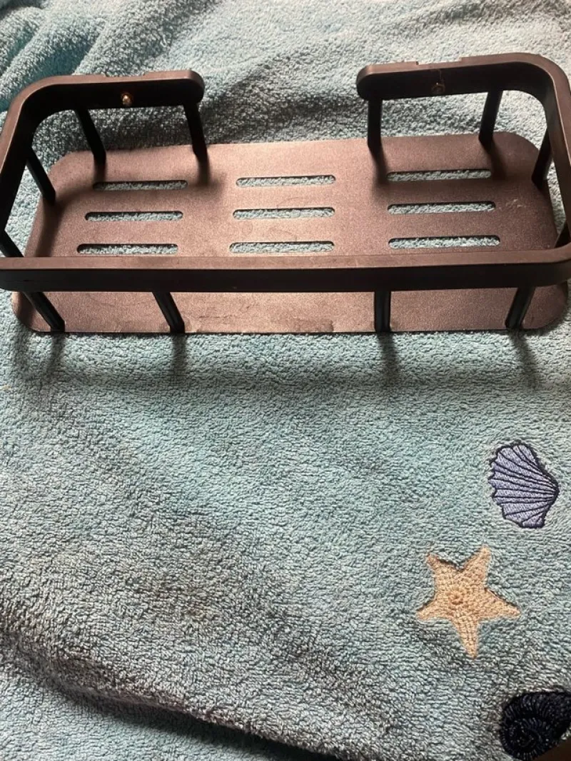 Tradera Svart väggmonterad förvaringskorg^ Inredningsdetaljer