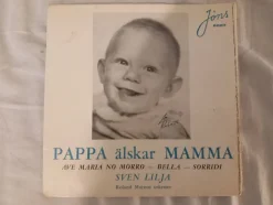 Tradera Sven Lilja - Pappa älskar Mamma EP(omslag)^ Skivomslag