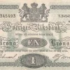 Tradera Svensk 1 Krona sedel från 1918^ Sedlar
