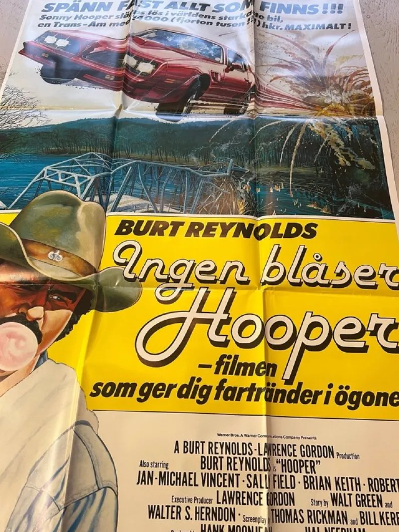 Tradera Svensk filmposter: Ingen blåser Hooper No37^ Affischer