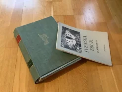 Tradera Svenska Djur - Fåglarna n. 1,2,4,5,6,7,8,9 och 10 samt Insekterna n.4 1950> Naturalia