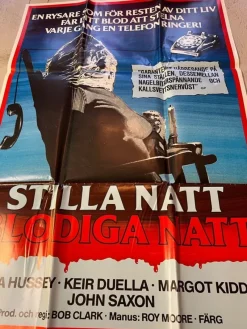 Tradera Svenska filmposters: Stilla Natt Blodiga Natt No60^ Affischer