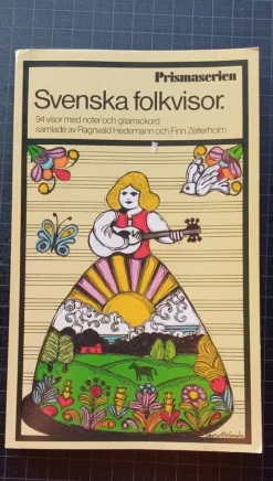 Tradera Svenska folkvisor: 94 visor med noter och gitarr ackord> Musik, Visor & Vistryck