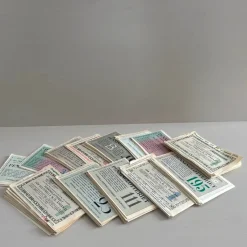 Tradera Lotter & Lottsedlar<Svenska Penninglotteriet - Historiska Lotterisedlar ca 90 st