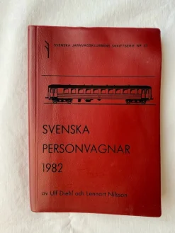 Tradera Svenska Personvagnar 1983, av Ulf Diehl och Lennart Nilsson> Järnväg & Spårväg