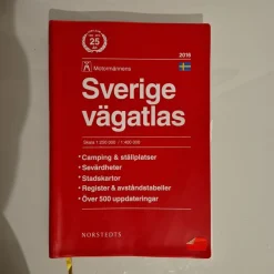 Tradera Sverige vägatlas 2016> Grafik, Kartor & Tryck
