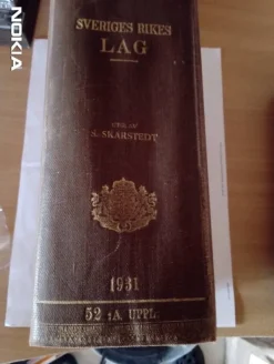 Tradera Sveriges Rikes Lag 1931> Juridik & Kriminologi